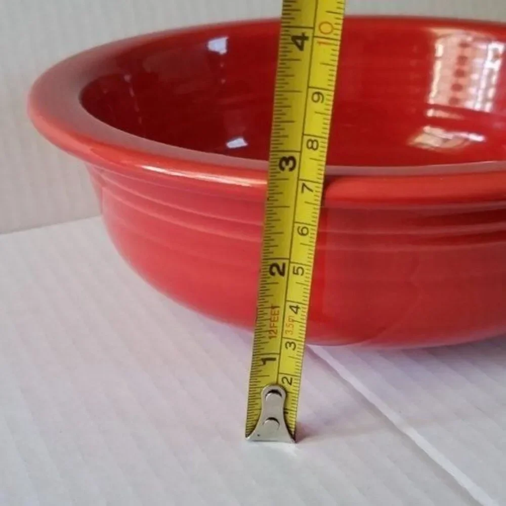 Fiestaware Fiesta SERVING Bowl Dish Vegetable Large Scarlet Red CERAMIC
